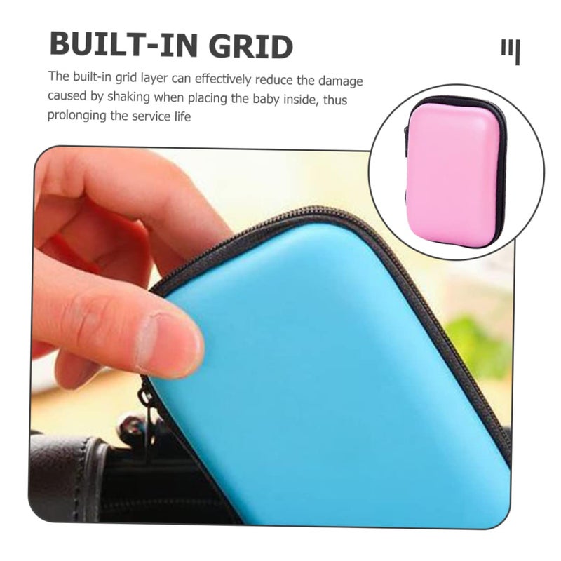 Small Zipper Cable Storage Bag for Travel Organizer Random Color Rectangular Pouch - Image 3