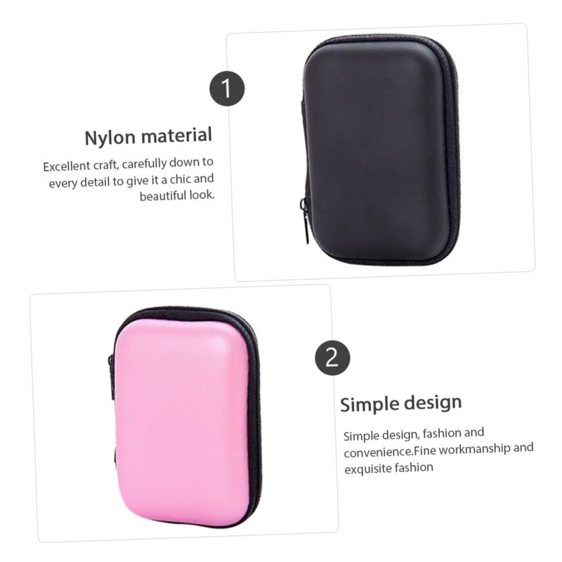 Small Zipper Cable Storage Bag for Travel Organizer Random Color Rectangular Pouch - Image 4