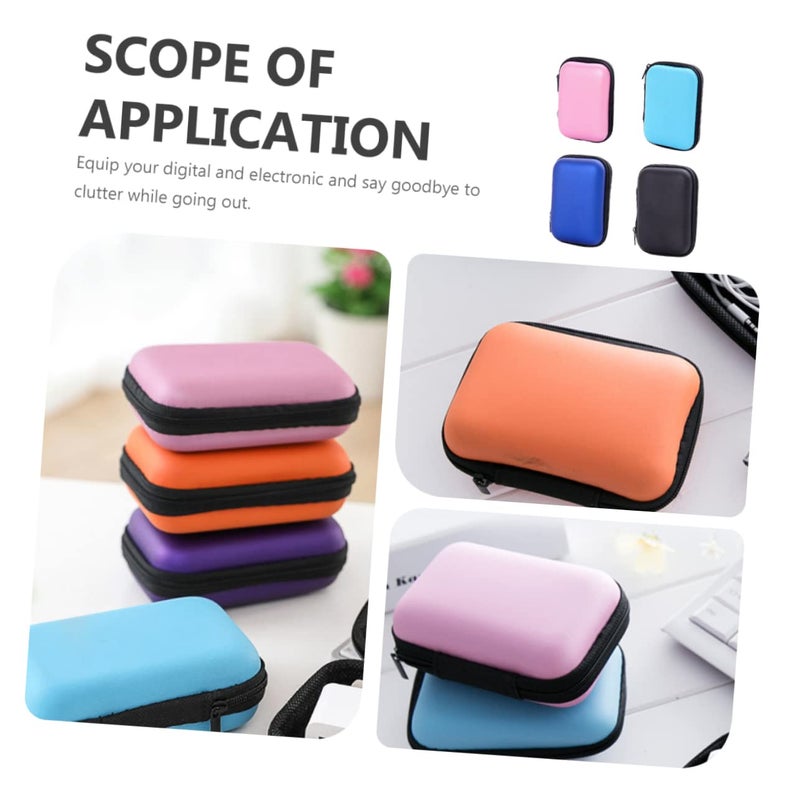 Small Zipper Cable Storage Bag for Travel Organizer Random Color Rectangular Pouch - Image 5