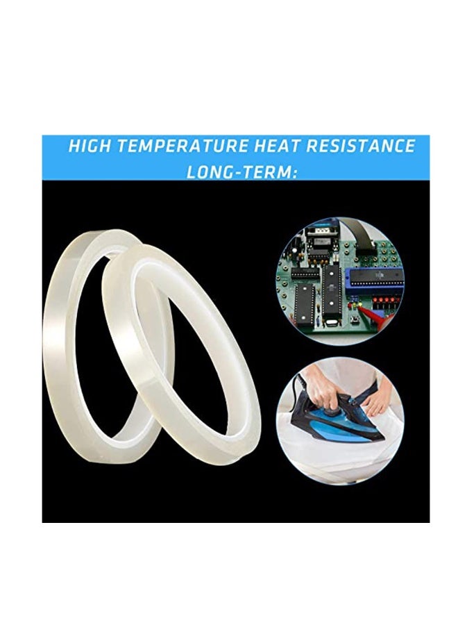 Generic Heat Resistant Temperature, Heat Tapes for Heat Press Heat Transfer Tape Sublimation Tape for Electronics Printing DIY Crafts on T-Shirt Fabrics, Masking, Protecting Circuit Board  - Image 2