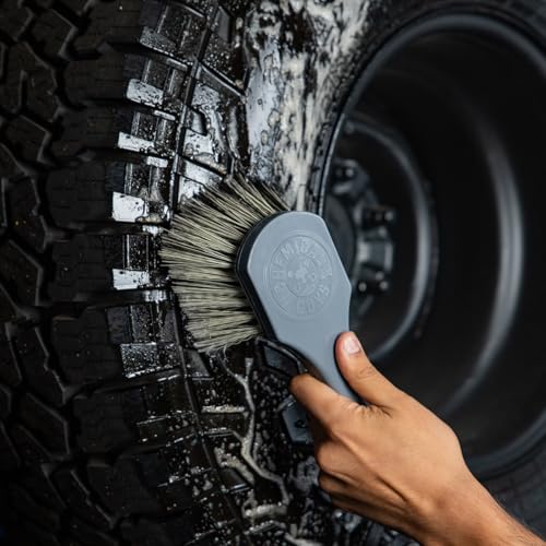 Chemical Guys ACCG09 Wheel Works Medium Duty Wheel & Body Brush, (Safe for Cars, Trucks, SUVs, RVs, Motorcycles, & More) Gray - Image 3