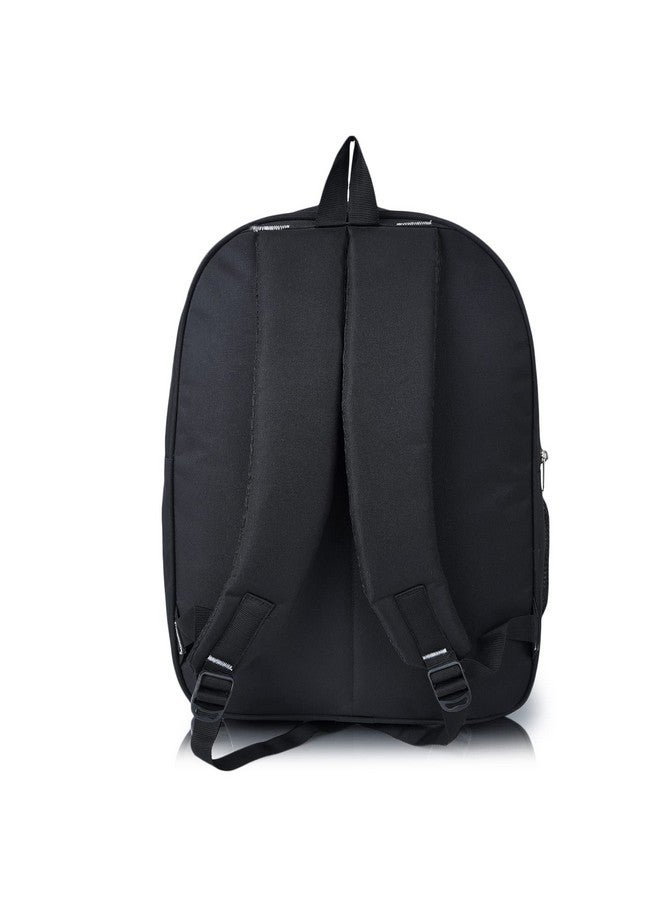 Half Moon 37L Water Resistant School/Office/Busines Backpack for Men Women Boys & Girls (Black) - Image 5