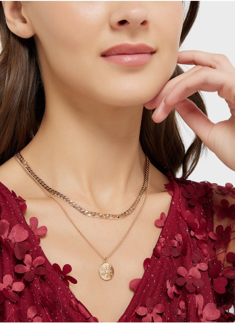 ELLA - 2 Pack Mix Pendant Necklace - Image 1