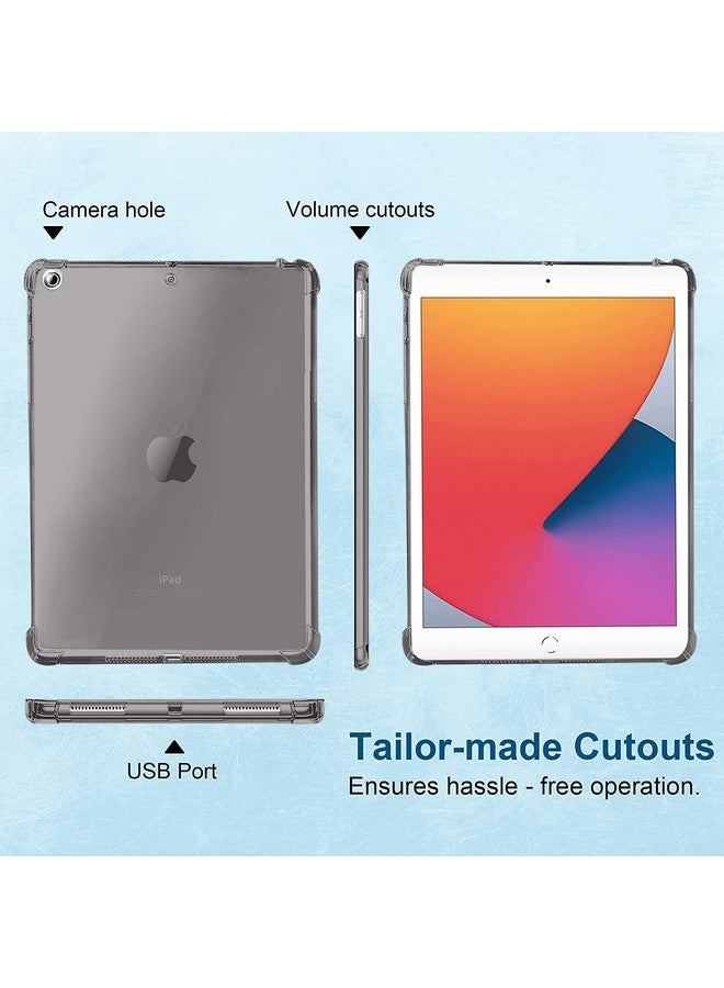 موكا غطاء خلفي ناعم مقاوم للصدمات من MOCA مصنوع من مادة TPU لجهاز iPad مقاس 10.2 بوصة iPad 9 و9 و8 و8 و7 وiPad 7 من الجيل السابع 2021 و2020 و2019 Launch A2603 وA2604 وA2605 وA2270 وA2428 وA2429 وA2430 وA2197 وA2198 وA2200 - أسود - Image 3