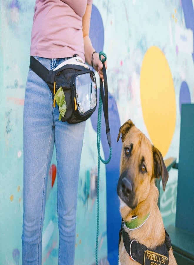 OllyDog حقيبة OllyDog Trailblazer | حقيبة خصر | جراب مكافآت الكلاب | تتضمن كرة مطاطية للعب | مقاومة للماء | موزع أكياس فضلات الكلاب | استخدام بدون استخدام اليدين | تمشية وتدريب الكلاب (Bluff) - Image 3