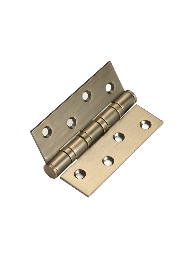 CINCINNO Butterfly Hinges – Heavy Duty Stainless Steel, 102x76x3 mm , Coated, Anti-Corrosion, Smooth Operation, 5-Year Warranty – Ideal for Doors, Cabinets, Furniture – (Light Antique Brass) 