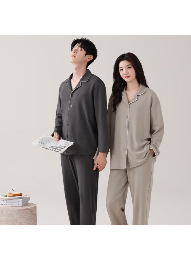 Langsha 25th Anniversary New Arrival Men's Oxygen Cotton Antibacterial Autumn Winter Pajamas Homewear