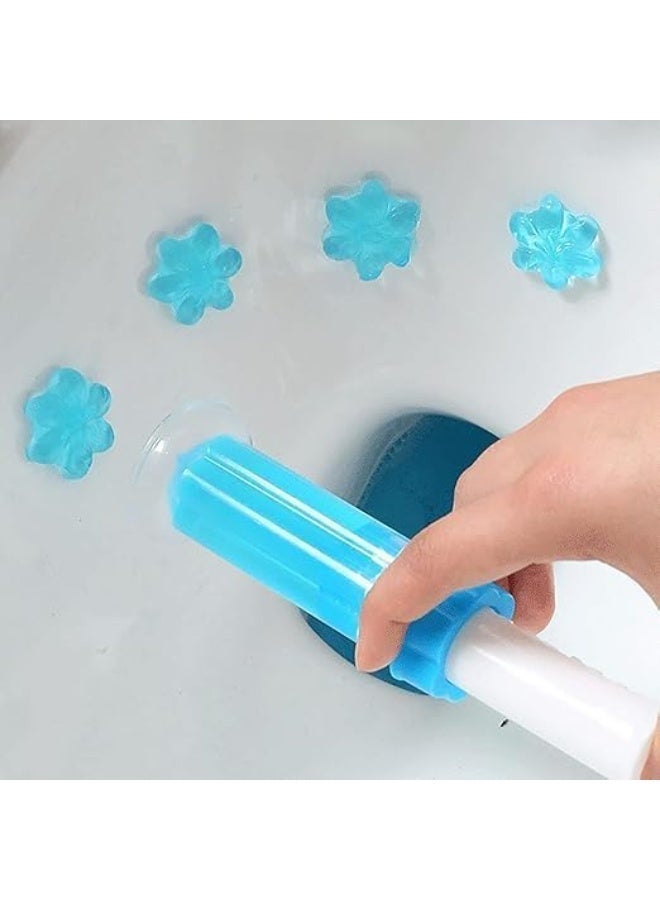 جل تنظيف المرحاض برائحة الورد 2 عبوة – أختام تنظيف تلقائي تدوم طويلاً – 10 أختام لكل أنبوبة – حتى 150 استخدام – عبوتين - Image 1