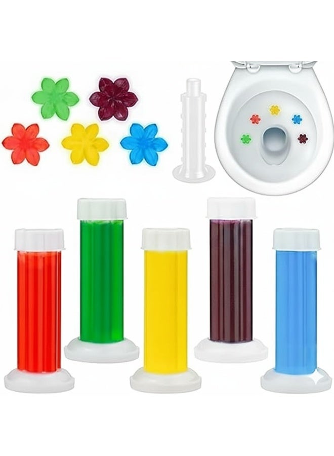 جل تنظيف المرحاض برائحة الورد 2 عبوة – أختام تنظيف تلقائي تدوم طويلاً – 10 أختام لكل أنبوبة – حتى 150 استخدام – عبوتين - Image 2