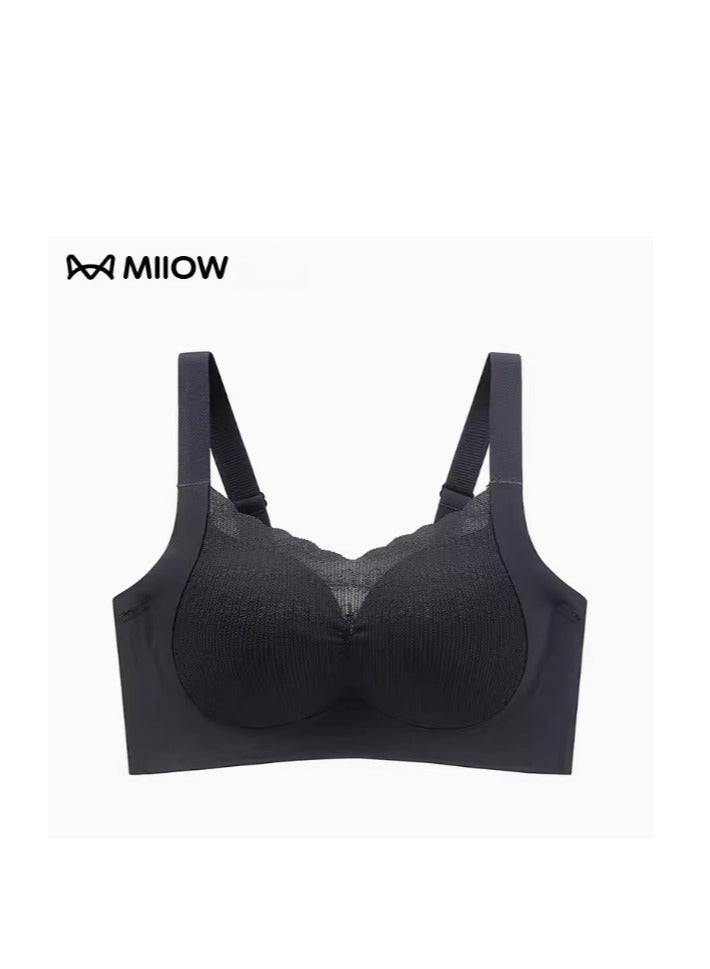 MIIOW ملابس داخلية نسائية مجمعة لمنع الترهل، بدون حلقات أو علامات فولاذية، ظهر جميل، حمالة صدر كبيرة الحجم - Image 1