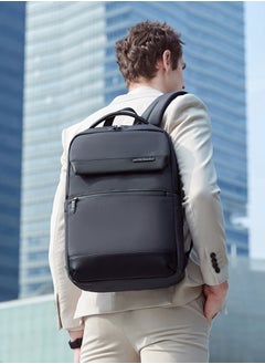 ARCTIC HUNTER B00671 15.6-inch Laptop Business Casual Multifunction Backpack Waterproof Unisex Computer Bag Black  - Image 3