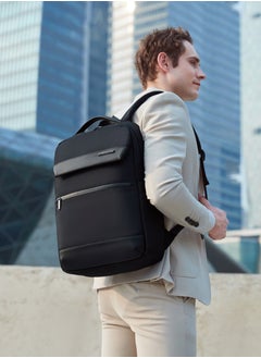 ARCTIC HUNTER B00671 15.6-inch Laptop Business Casual Multifunction Backpack Waterproof Unisex Computer Bag Black  - Image 4