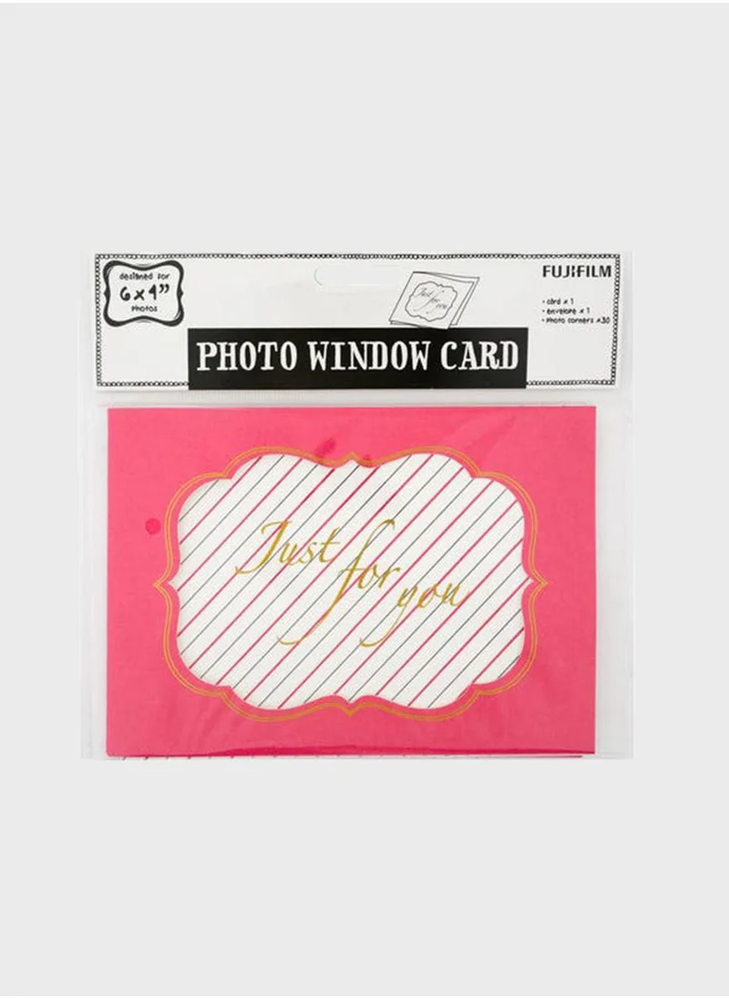 FUJIFILM Photo Window Frame Card 6x4