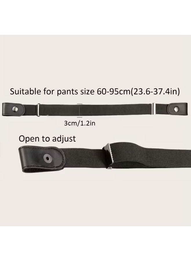 Goolsky [Invisible Belt] Adjustable No-Hole Invisible Waist Belt | 1pc | Elastic | No-Slip, Hand Washable | Waist Tightener | Men & Women, Casual | Comfort Fit - Image 3