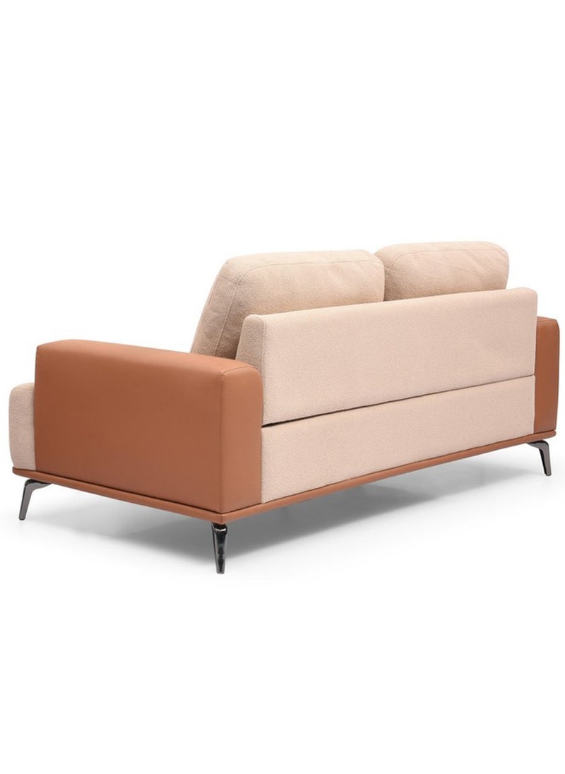 ROYALOAK Royaloak Clara Fabric 3 Seater Sofa | Fabric Upholstery | Leatherette | Comfortable Seating Space | Sofa 3 Seater  - Image 3