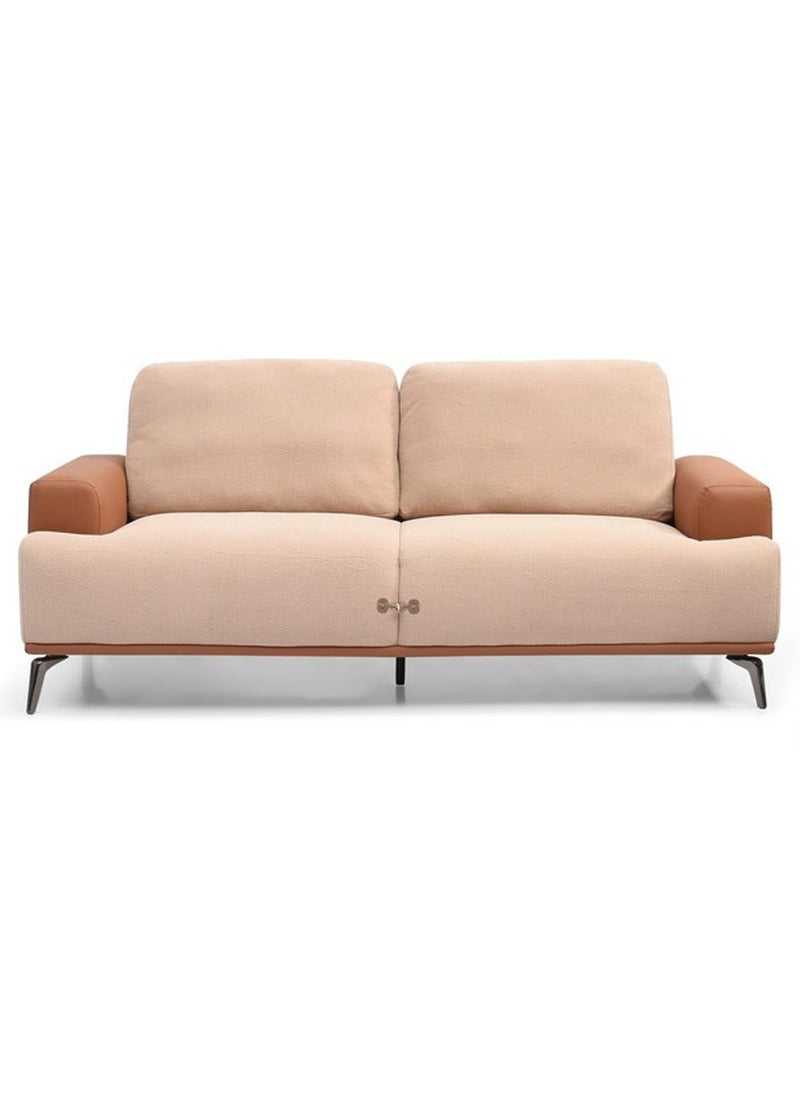 ROYALOAK Royaloak Clara Fabric 3 Seater Sofa | Fabric Upholstery | Leatherette | Comfortable Seating Space | Sofa 3 Seater  - Image 5