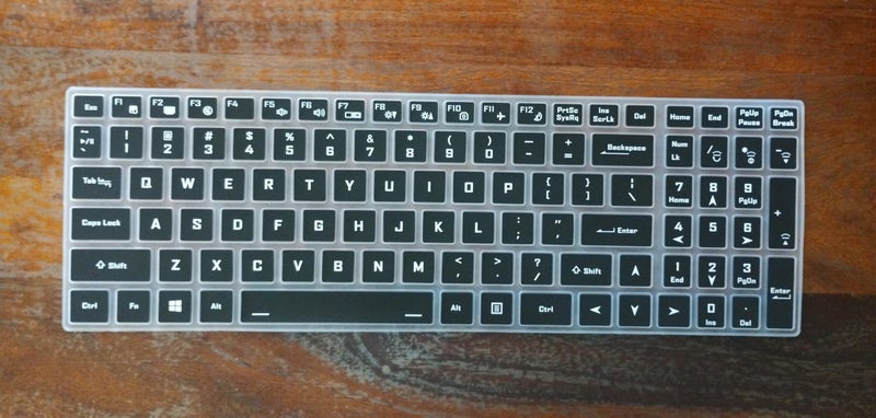 RAYA Silicone Keyboard Skin Cover for Acer ALG [ AL15G-52 / AL15G-53 ] Gaming Laptop, Acer Aspire 7 [A715-79G] and Acer Aspire Lite [ AL15-41 / AL15-53 ] Laptops (Black) - Image 5