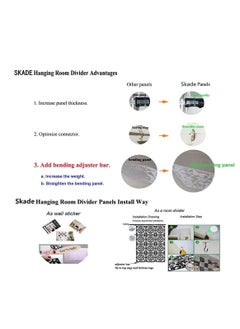 24 قطعة من فاصل الغرف المعلق، شاشة ألواح PVC، فاصل الغرف، لوحة ديكور منزلي لتزيين غرفة المعيشة، غرفة الطعام، غرفة الجلوس، المكتب، ديكور المطعم - pzsku/Z022A4819E956A43C0AC8Z/45/_/1728986552/073644c9-a636-48b4-9d1d-5512ec916379