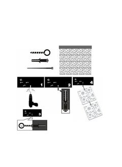 XiuWoo 24 Pcs Hanging Room Divider, PVC Panels Screen, Room Divider, Home Decora Board for Decorating Living Room, Dining Room, Sitting Room, Office, Restaurant Decoration  - Image 4