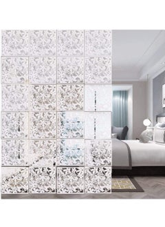 XiuWoo 24 Pcs Hanging Room Divider, PVC Panels Screen, Room Divider, Home Decora Board for Decorating Living Room, Dining Room, Sitting Room, Office, Restaurant Decoration  - Image 1