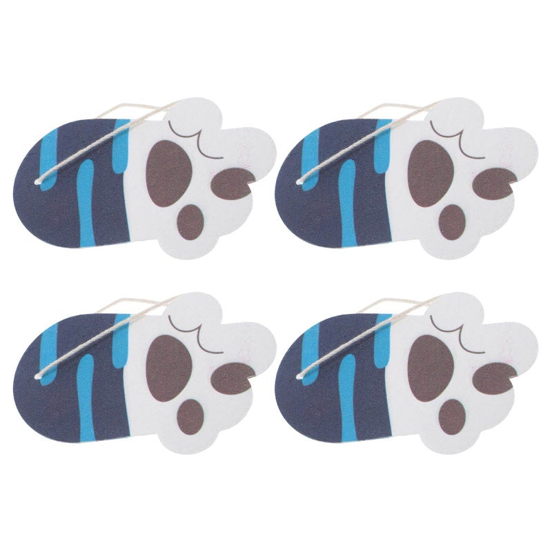 Reusable Soft Absorbent Cat Paw Kitchen Sponges Navy Blue With Hanging Lanyard - Image 2