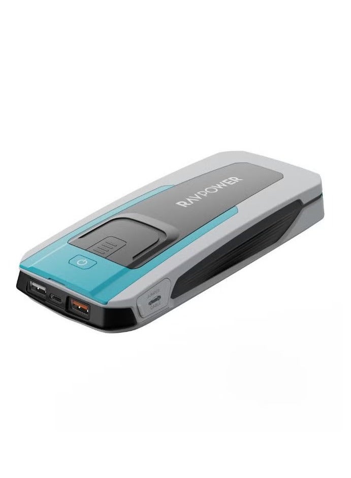 راف باور جهاز بدء تشغيل 3 في 1 من RAVPower مع بنك طاقة 16000 مللي أمبير/ساعة ومصباح يدوي LED - Image 1