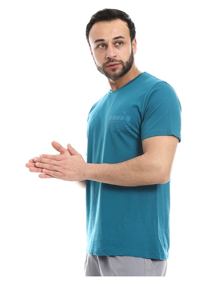 DIADORA - Cotton Printed T-Shirt - Image 1