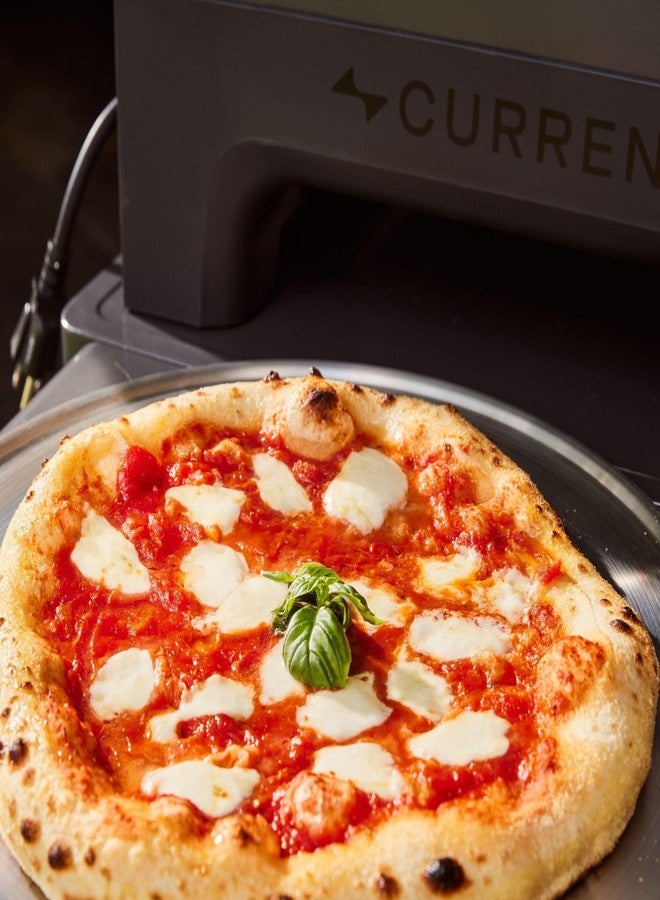 كارانت صواني بيتزا كارنت، صواني بيتزا دائرية مقاس 14 بوصة (مجموعة من قطعتين)، صواني تقديم متينة غير لاصقة من الفولاذ المقاوم للصدأ للبيتزا المنزلية والمجمدة - Image 5