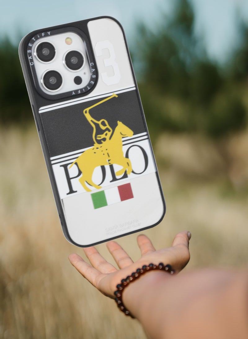 Casetify iPhone 14 Pro Cover Luxury Plating Embossed Hard Phone Case Tempered Glass Back Cover - Image 3