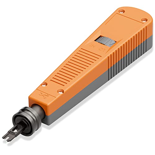 Iwillink Punch Down Tool with 110 Blade Type for Ethernet Punch Down Block Keystone Jack & Network Wire Cable Repair - Image 1