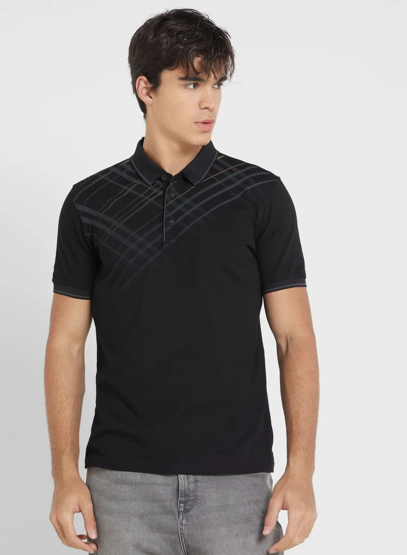 Robert Wood Short Sleeve Polo Shirt