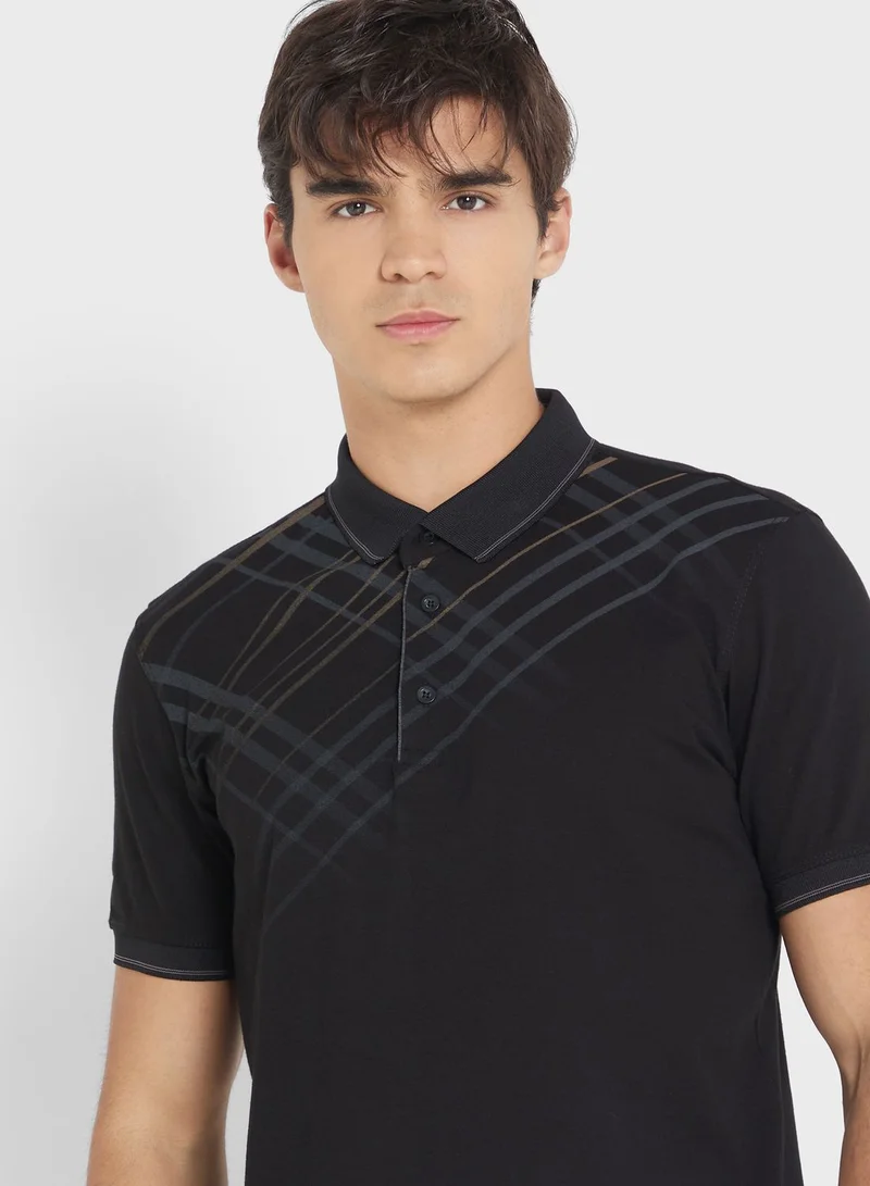 Robert Wood Short Sleeve Polo Shirt