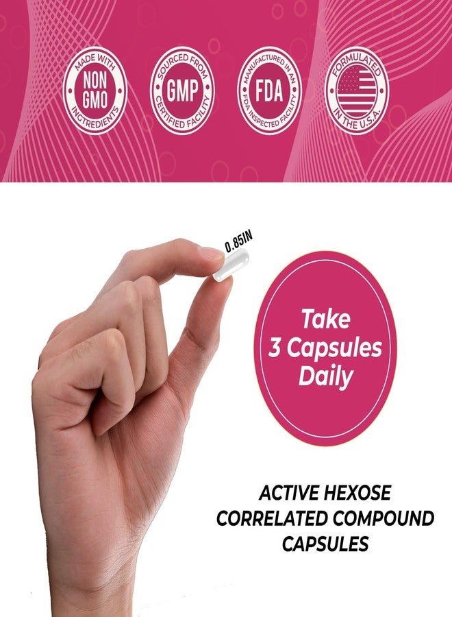 Leaping Lynx Active Hexose Correlated Compound 1500 mg, Clinically Studied Mushroom Extract for Immune System Support & Cellular Defense | 120 Capsules (40-Day Supply) | Non-GMO, Shiitake, Lion's Mane, Turkey Tail - Image 4