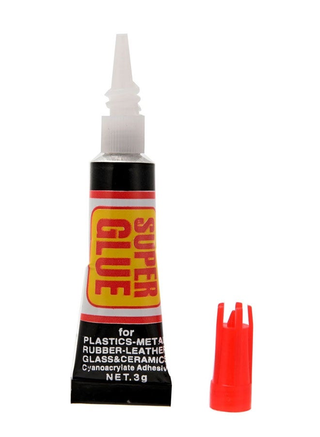 Super Glue - 12 Piece 3g - All Purpose Instant Dry Cyanoacrylate Based Adhesive with Precision Applicator for Various Materials - Ideal for Metal, Plastic, Rubber, Glass, Leather, and Wood - Image 4