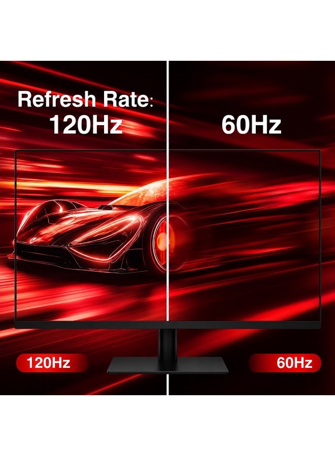 شاشة ألعاب 24 بوصة فل اتش دي FHD بدقة 1920×1080 ومعدل تحديث 120 هرتز مع لوحة IPS وزمن استجابة سريعشاشة العاب ١٢٠ هرتز - Image 5