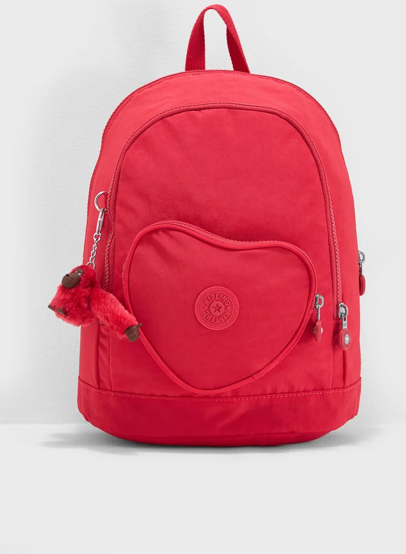 kipling Kids Heart Backpack