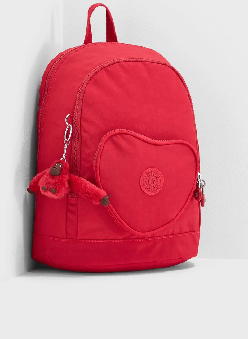 kipling Kids Heart Backpack