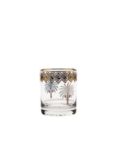 Villeroy & Boch 6-Piece Horse Palm Green Short Drink Glasses  - Image 1