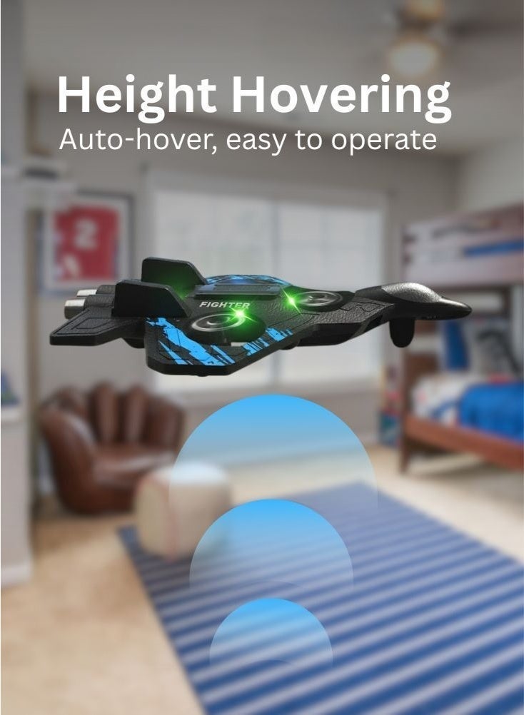 Premium RC Remote Control Airplane Toy with LED Light-Up for Kids EPP Foam Aeroplane With High Range – Realistic Flying Aircraft Design with Flashing Lights, Remote Control, Rechargeable Battery, Durable Plastic Build, Action Play Airplane for Boys & Girls - Image 5