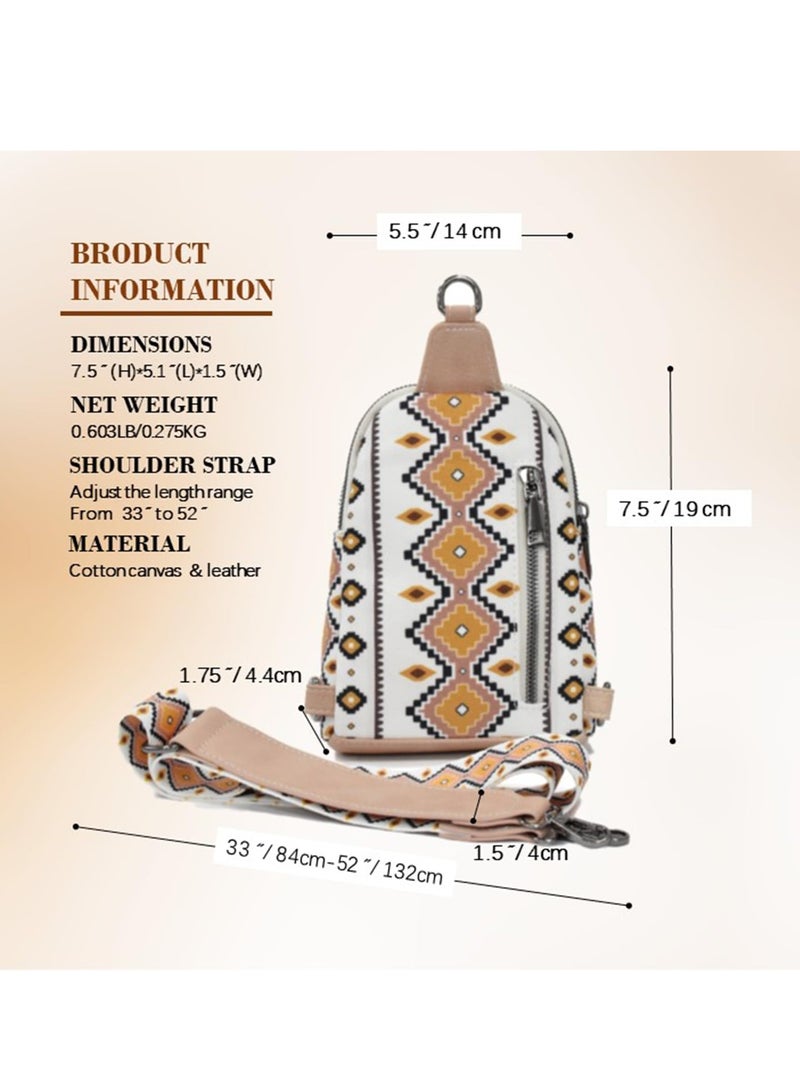 Zikra Crossbody Small Sling Backpack Sling Bag for Women, Fanny Pack Crossbody Bags with Extended Strap for Travel Sports Running - Image 3