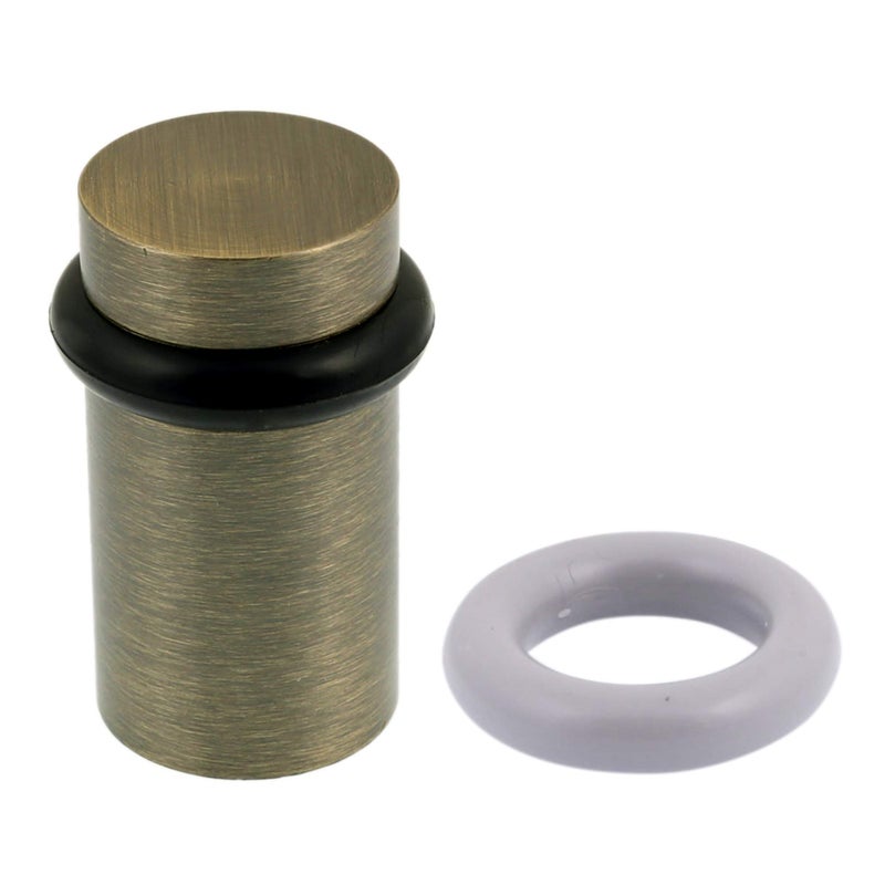 214 Flat Top Door Stop in Antique Brass