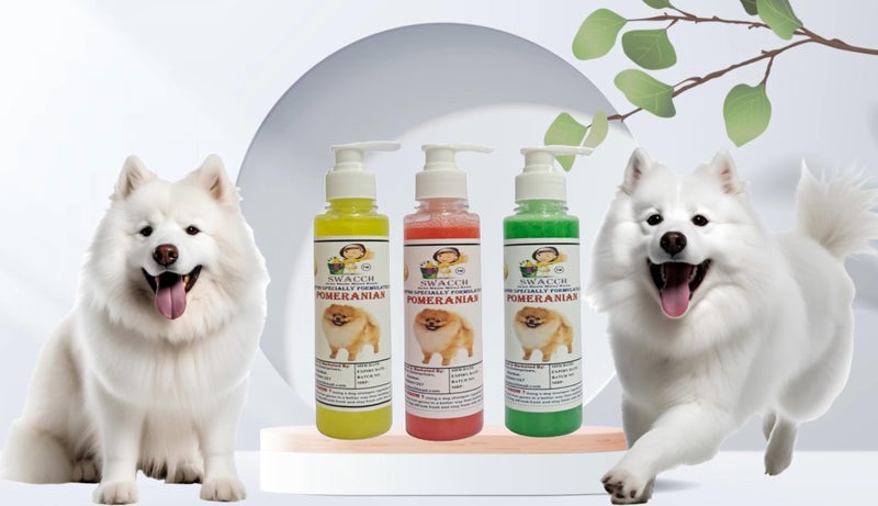 SWACCH Premium Shampoo for Pomeranian (200ML) (Combo Pack of 3) Lemon, Jasmine & NEEM ALOVERA - Image 2