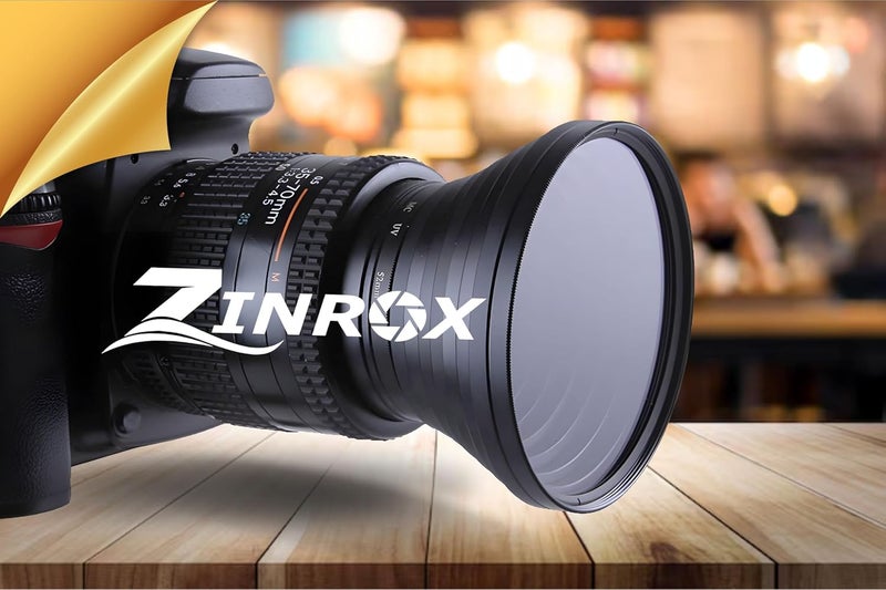 ZINROX® 37mm to 82mm Made in India Stepping Up Ring Filter Adapter, 9 Pieces Set, Sizes: 37-49mm, 49-52mm, 52-55mm, 55-58mm, 58-62mm, 62-67mm, 67-72mm, 72-77mm, and 77-82mm - Image 4
