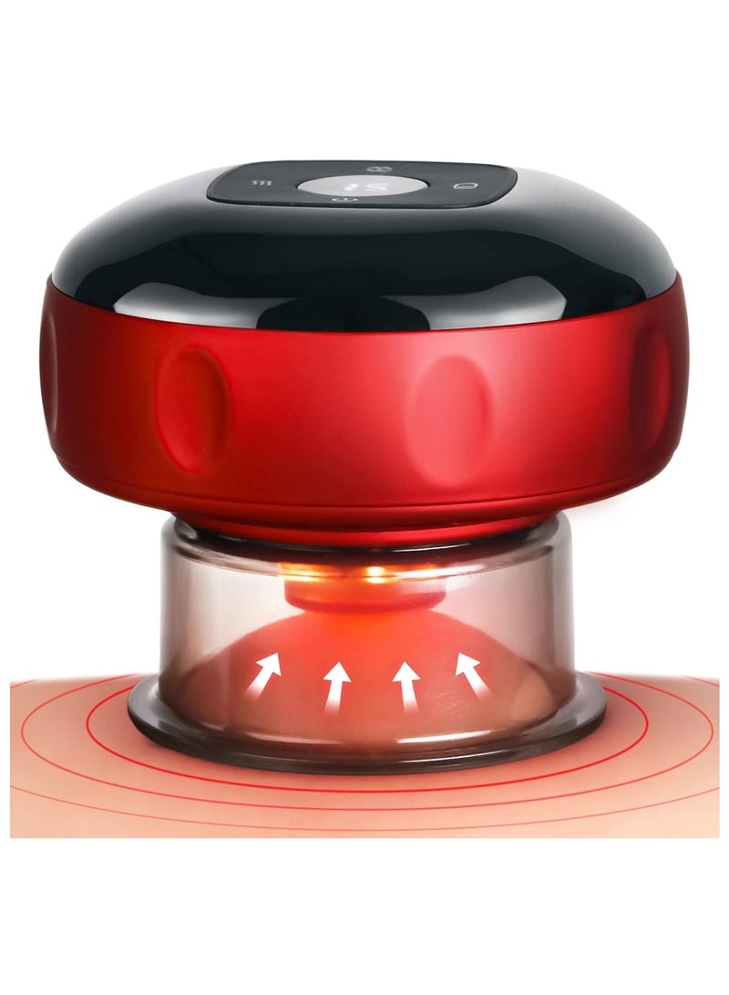 TIGER Smart Dynamic Cupping Therapy Set – 4-in-1 Cellulite Massager, Gua Sha Vacuum Therapy Tool with 12 Adjustable Heat & Suction Levels – Red Light Therapy, Fat Burner, Deep Tissue & Muscle Relief, Smart Recovery & Lymphatic Massage for Home or Spa Use  - Image 1