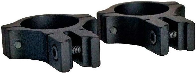 BKL 300 0.6" Long Dovetail Scope Rings - 0.979" High - for 30mm Scope Tubes - Fit 3/8" or 11mm Dovetails - Matte Black or Silver - Image 5