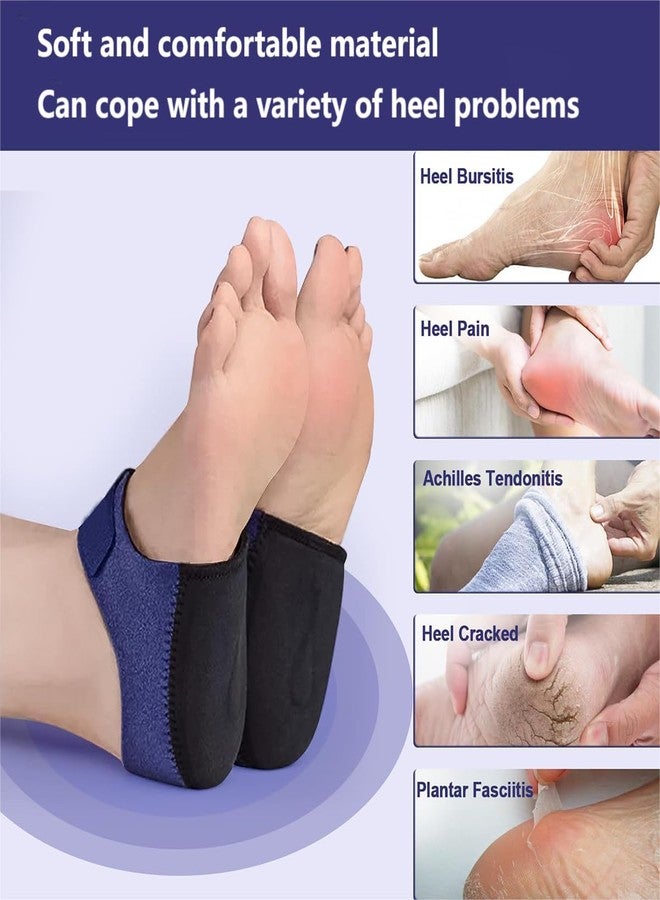 AEGON وسادة إيجون لتخفيف آلام الكعب | أكواب جل سيليكون للكعب لتخفيف آلام الكاحل | دعامة حذاء للرجال والنساء لعلاج التهاب اللفافة الأخمصية | التورم | امتصاص الصدمات (زوج واحد) (كبير (رجالي)) - Image 3