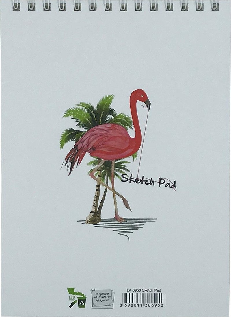 LA-6950 Flamingo A4 Sketch Block 50 Sheets 100 gr - pzsku/Z022C0EE9CE89A3BBEC48Z/45/_/1725793119/b90f6b8b-a10f-48ae-8de9-97b48c91ffcb