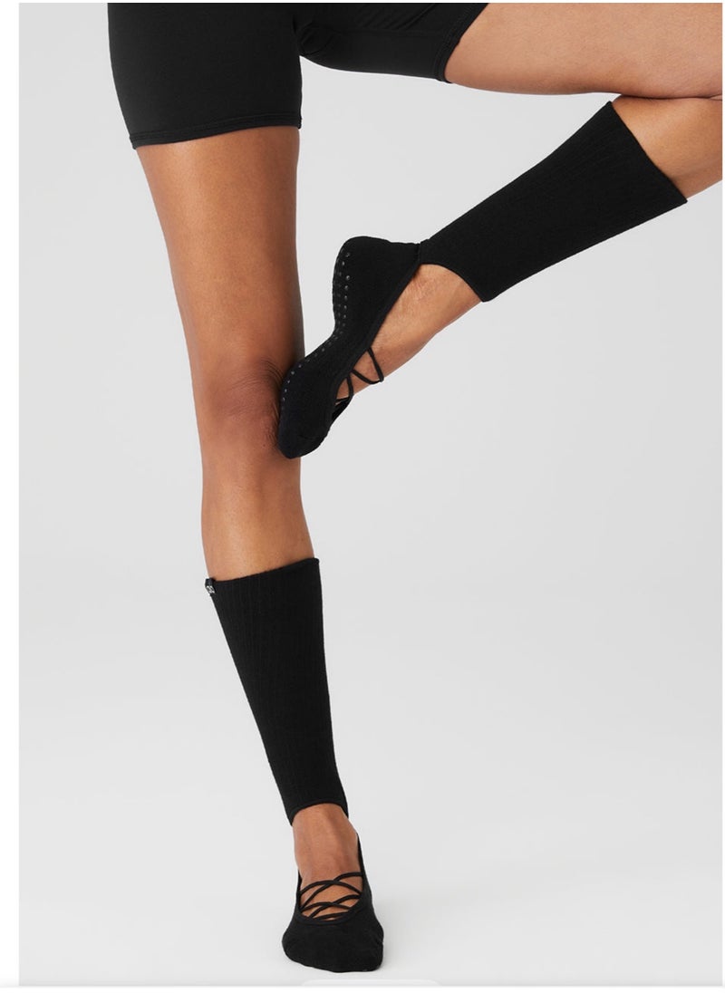 alo - aloyoga classic yoga socks cross-back non-slip socks Pilates floor socks - Image 1