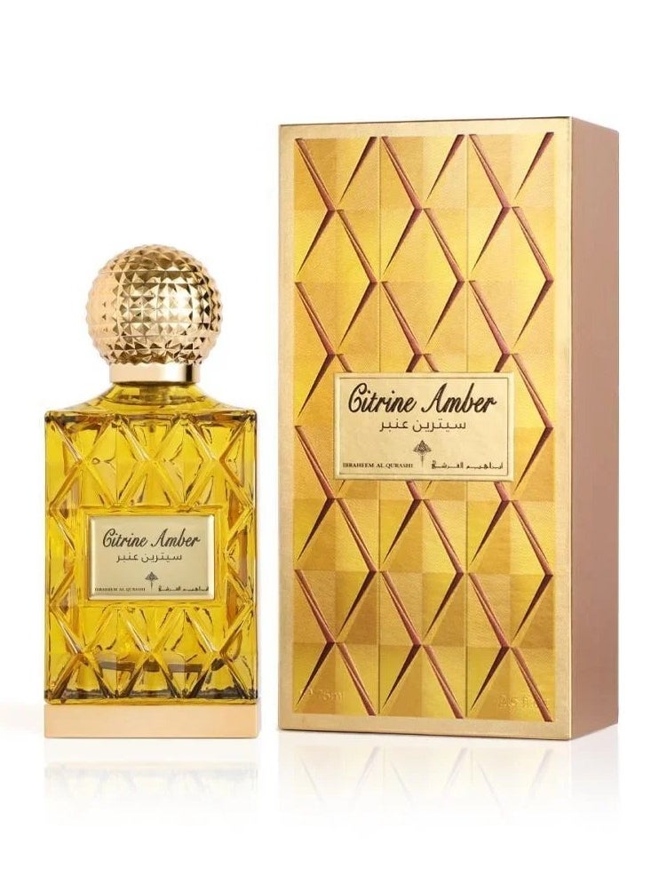 ابراهيم القرشي - عطر سيترين عنبر للجنسين - 75مل - Image 1