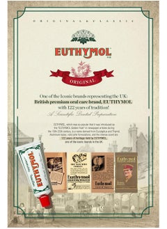 Euthymol Euthymol Natural Flouride-Free Formula/Strong Mint Flavor for Fresh Breath, 3.7 oz | Classic Pink Toothpaste for Fresh Breath, Plaque & Tartar Remover | Travel Size Aluminum Recyclable Tube  - Image 4